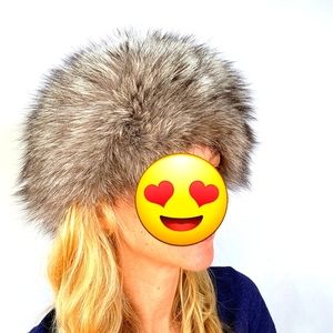 Brand new Russian Silver Fox Fur Hat
